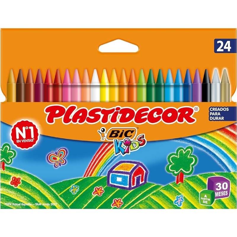 Plastidecor 24 colores